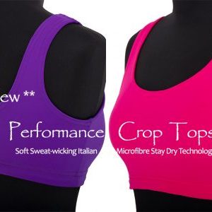 Bonnie Tartan Performance Crop Tops
