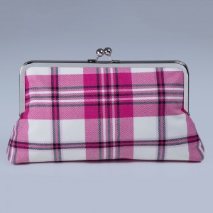 Raspberry Scott Clutch Bag
