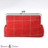 Russett Tweed Wool Clutch Bag