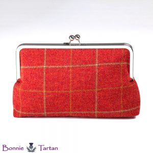 Russett Tweed Wool Clutch Bag