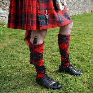 Tartan Kilt Hose with split diamond option