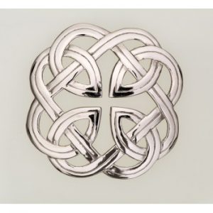 Interlace Plaid Brooch