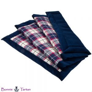 Bonnie Marine Tartan Throw