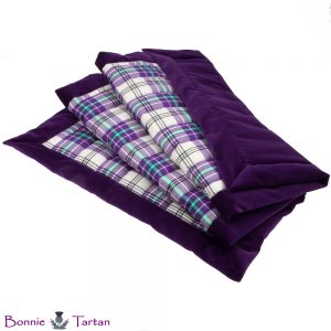 Thistle Violet Tartan Throw