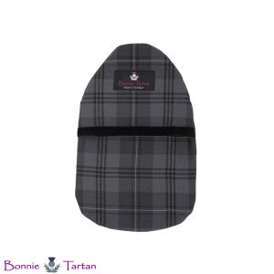 Granite Tartan Wool Hot Water Bottle Cover