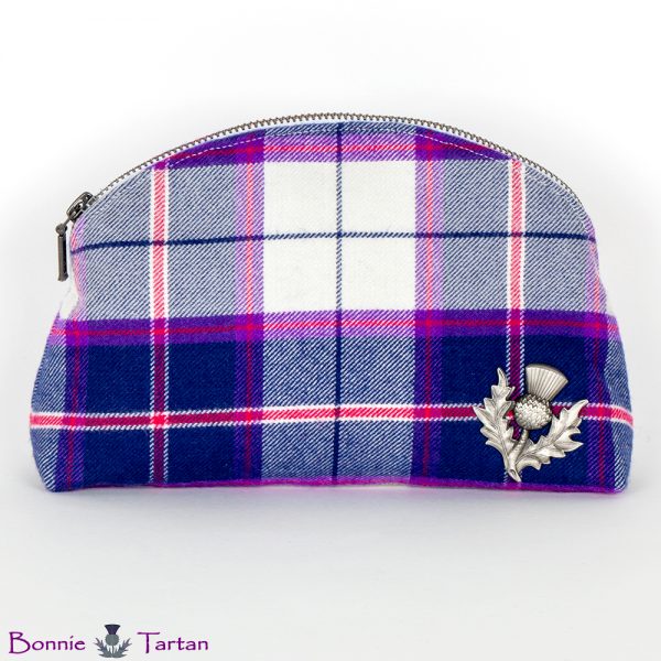 Highland Marine Tartan Cosmetic Bag