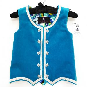 Bonnie Aqua Tartan - Waistcoat
