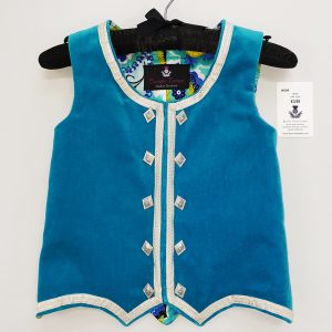 Bonnie Aqua Tartan - Waistcoat