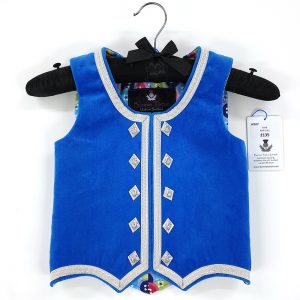 Highland Waistcoat - Sky - W107