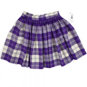 Aboyne Skirt - Erskine Dress Purple & White Tartan - S102