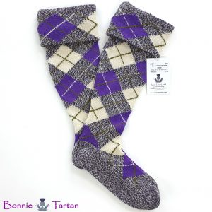 Highland Dancing Hose - Stewart Dress Purple - H127