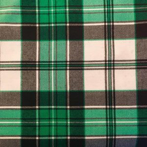 Crieff Dress - Green (Emerald) & Black Tartan (Canadian) - Child Hose