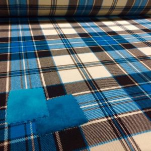 Crieff Dress - Turquoise & Black Tartan (Canadian) - Child Hose