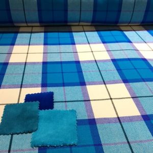 Wallace Dress - Turquoise Tartan (Canadian) - Child Hose