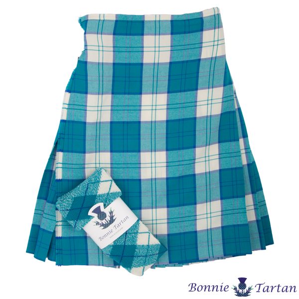 Alba Aqua Tartan Kilt And Hose