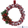 Braw Flame Tartan Christmas Wreath