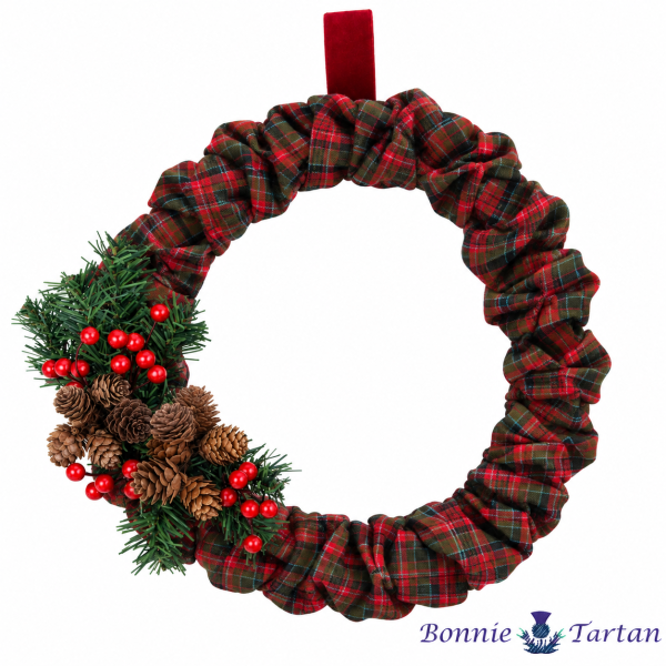 Buchan Weathered Tartan Wreath