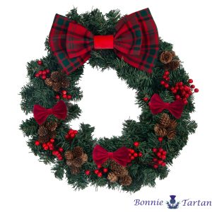 Evergreen Tartan Wreath