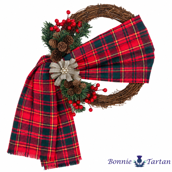Munro Tartan Wreath with Brooch